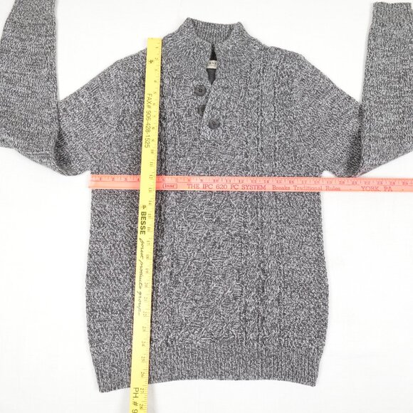 BLARNEY Heritage Irish Cable Knit Kieran Sweater Men's Small Slim Fit Wool Blend - Picture 11 of 12